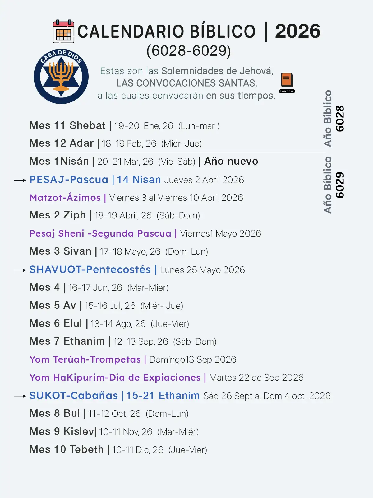 Calendario de Eventos